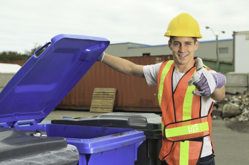 Different types of skips for construction waste
