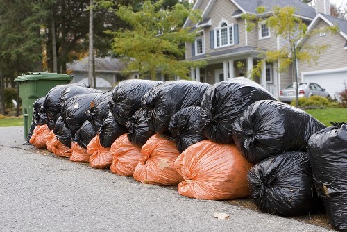 Safe demolition waste removal practices